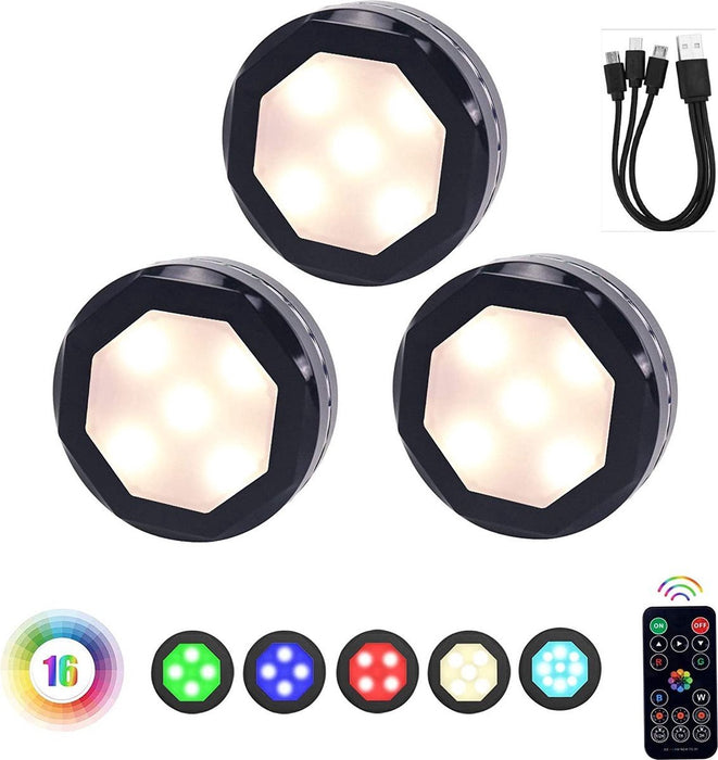 3 Stuks Draadloze ledlamp Oplaadbaar Kastverlichting Keukenverlichting Trapverlichting Dimbaar