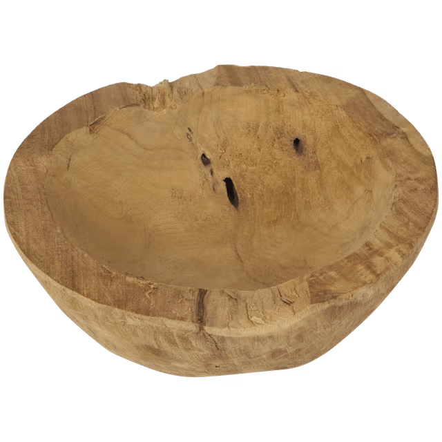 Teakhouten Schaal Ø 18 x 5 cm