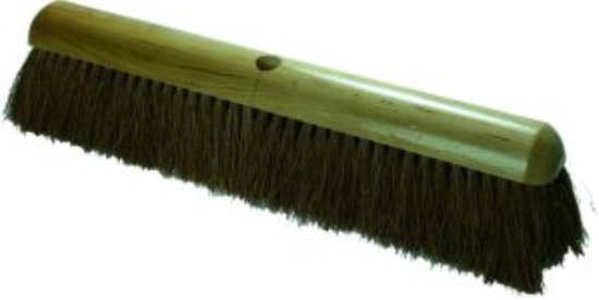 Zaalveger Zaalbezem 60 cm Kokos Borstelharen Zacht