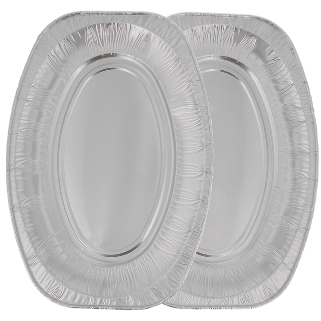 Aluminium Serveerschalen Wegwerp 2 Stuks 35 cm