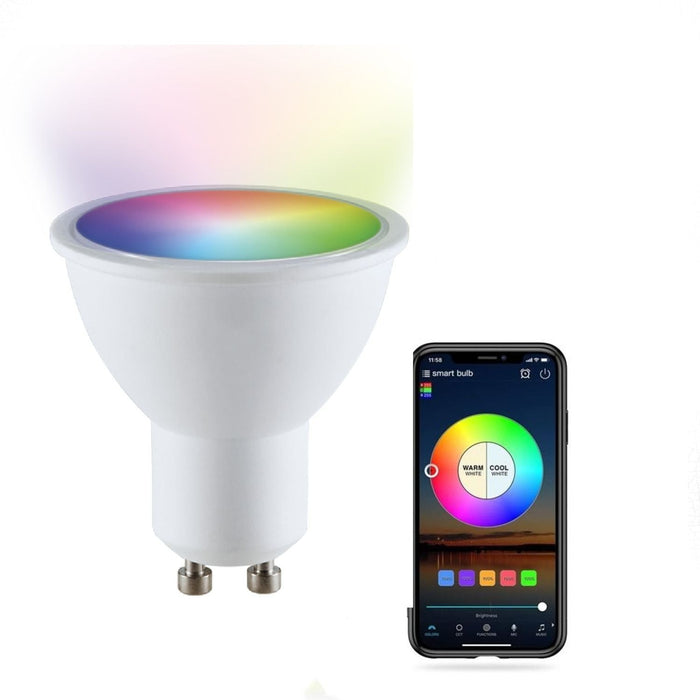 Smart LED Lamp 5W GU10 RGBWW Dimbaar
