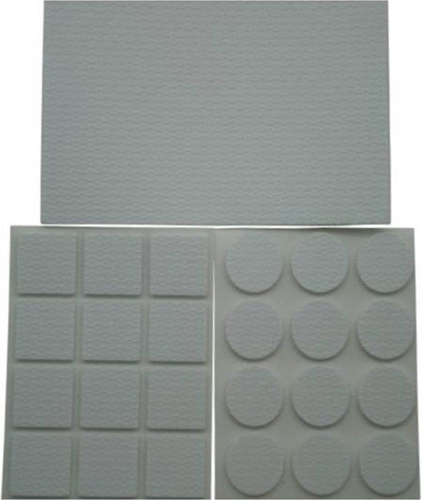 Antikras Meubelbeschermers Rubber Wit Diverse Maten 25 stuks