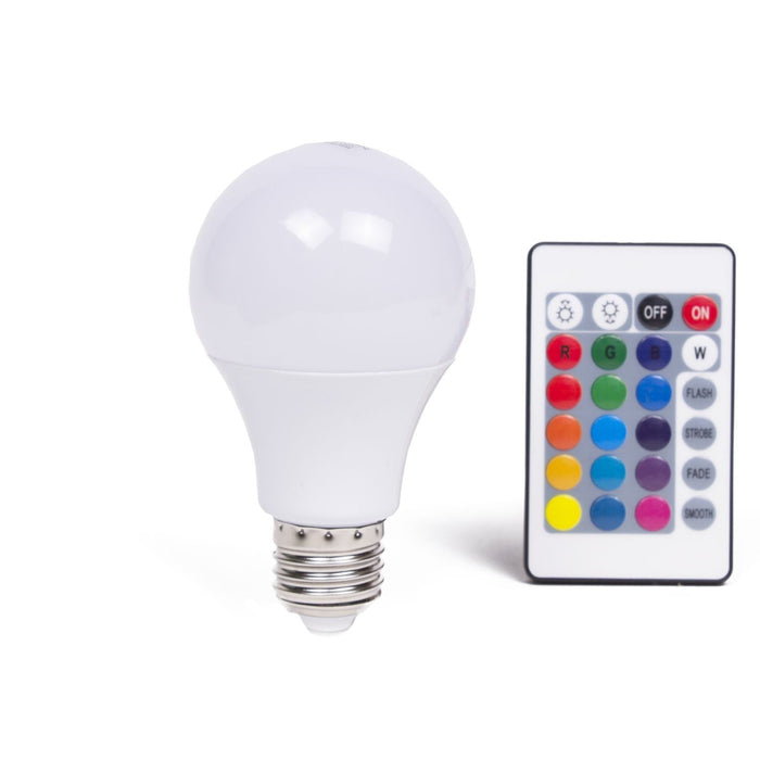 E27 LED Lamp Met Afstandsbediening 5W A60 Dimbaar