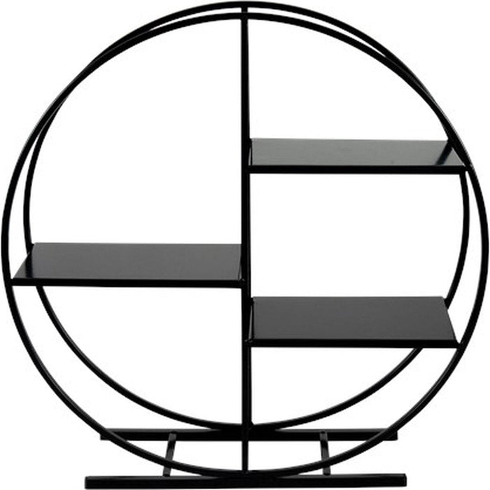 Ronde Wandkast Zwart 44 x 43 x 11 cm