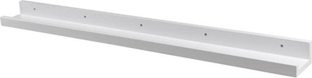 Zwevende Fotoplank Wit 77 x 10 x 4 cm