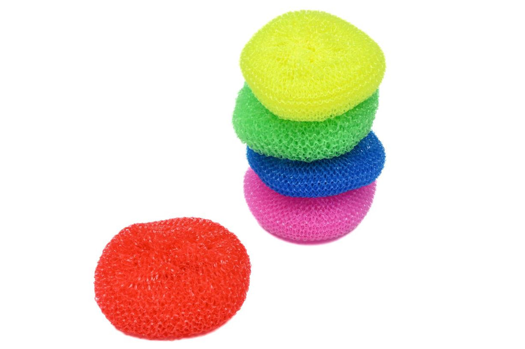 Schuurspons 5 dlg kleur