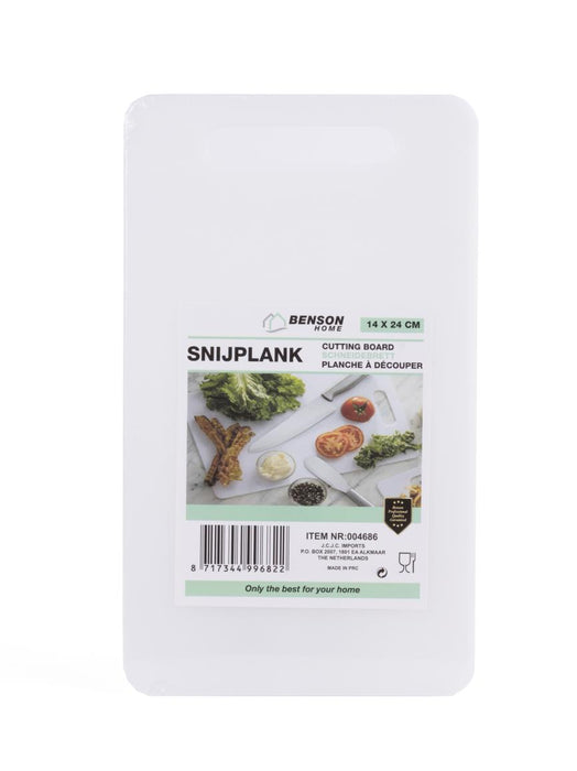 Snijplank kunststof 14 x 24 cm