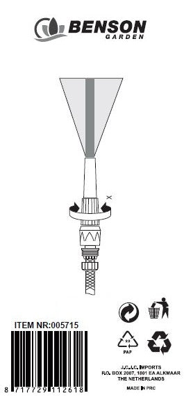 Tuinsproeier Soft – Met Instelbare Straal | Comfortabele Grip