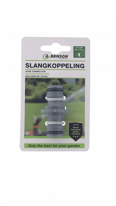Verlengkoppeling Tuinslang 1/2" – 5/8" | Kunststof | Voor Eenvoudige Slangverlenging