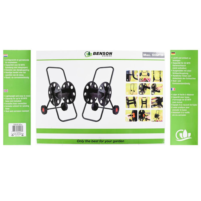 Slangwagen 50 Meter – Sterk, Lichtgewicht & Makkelijk te Verplaatsen