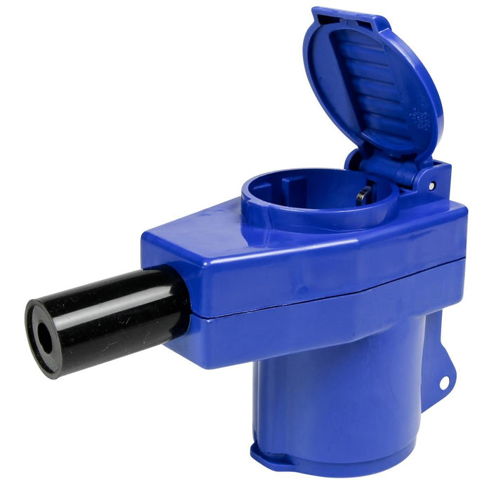 CEE haakse contrastekker + stopcontact