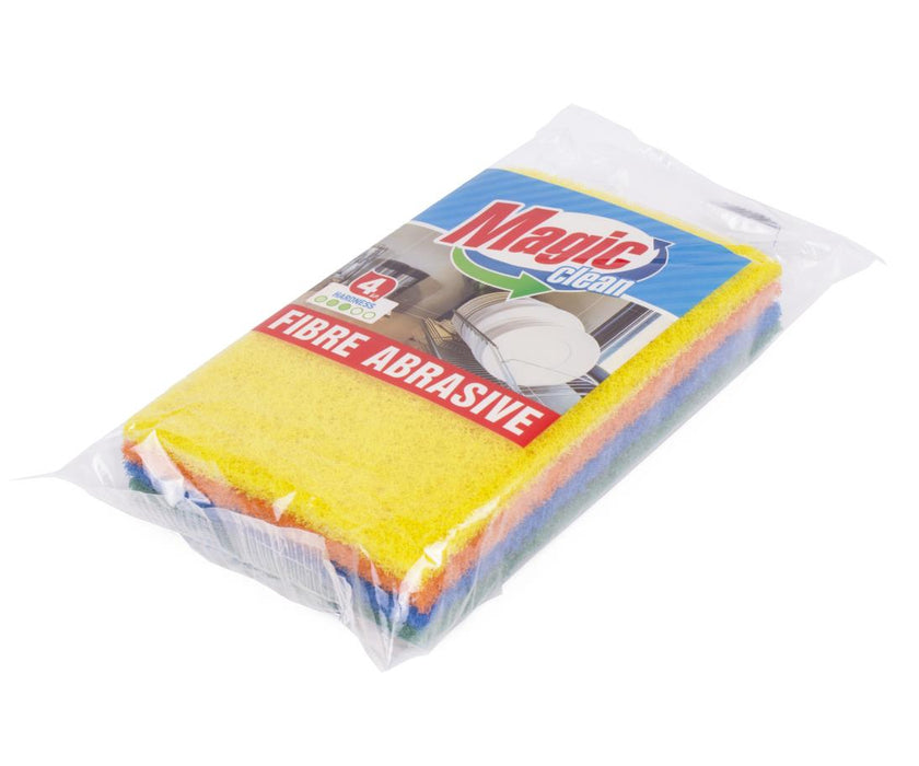 Schuur pads 4 dlg kleur