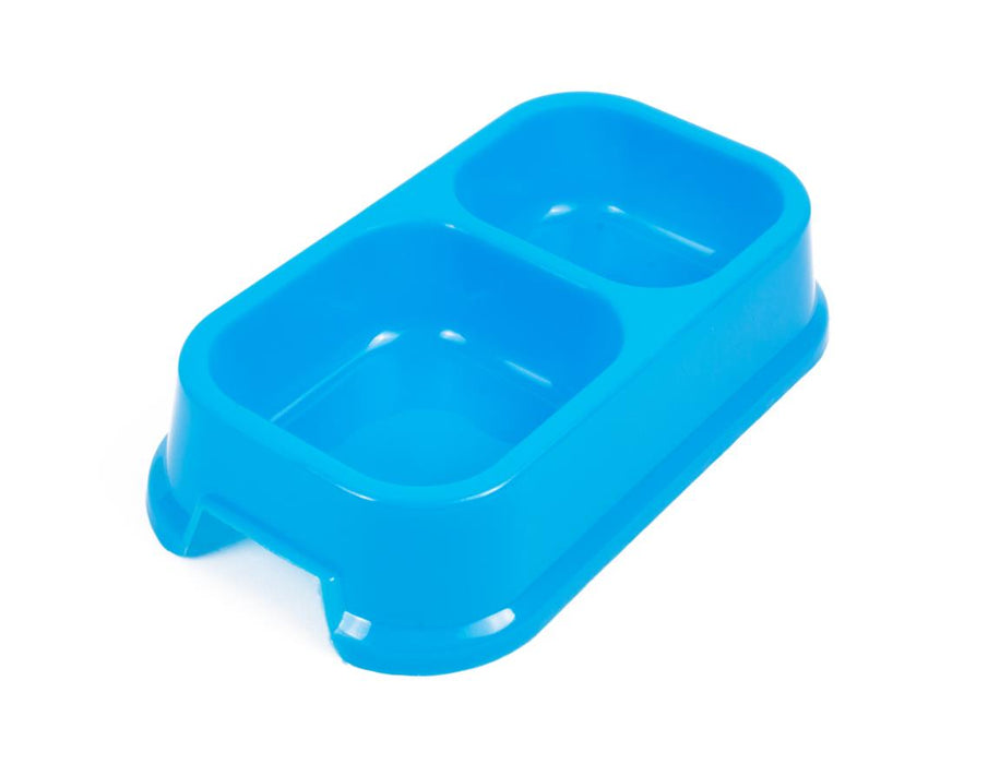 Honden/katten voerbak dubbel