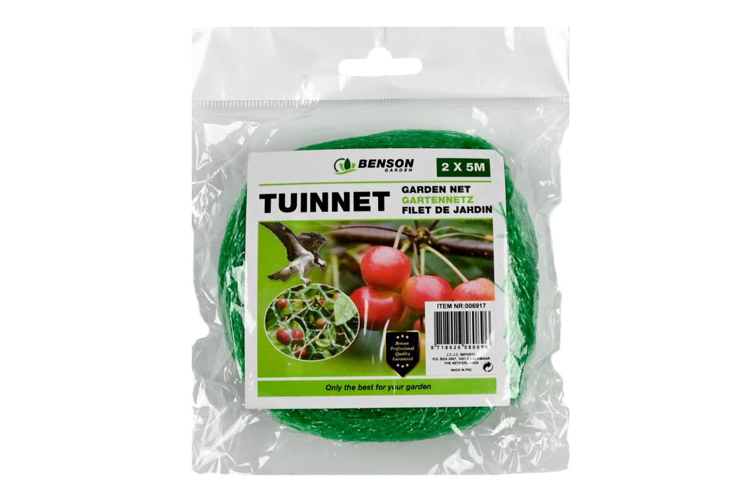 Tuinnet 2x5 Meter – Klimnet voor Groenten, Bonen & Planten