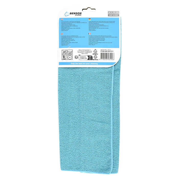 Microvezeldoek 38x38 cm – Herbruikbaar & Streeploos Schoonmaken