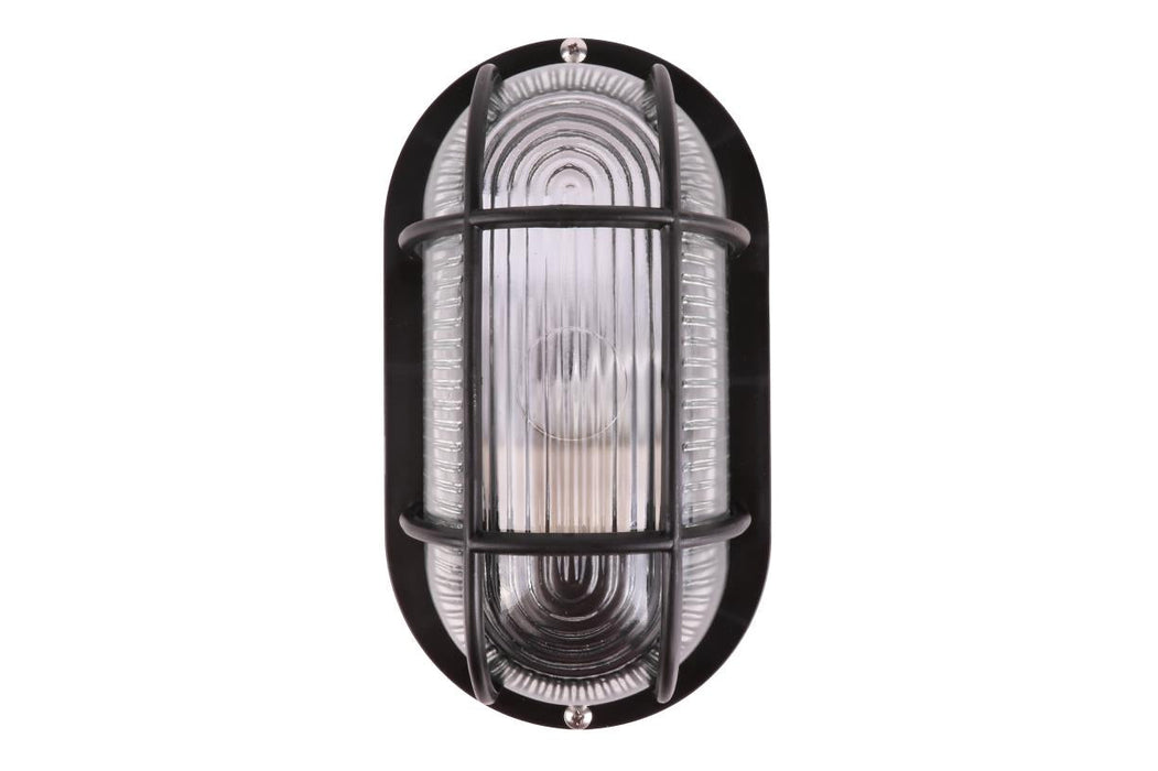 Bullseye Buitenlamp Ovaal – Zwart | IP44 | E27 Fitting