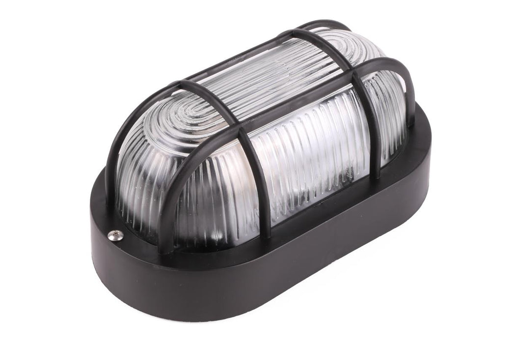 Bullseye Buitenlamp Ovaal – Zwart | IP44 | E27 Fitting