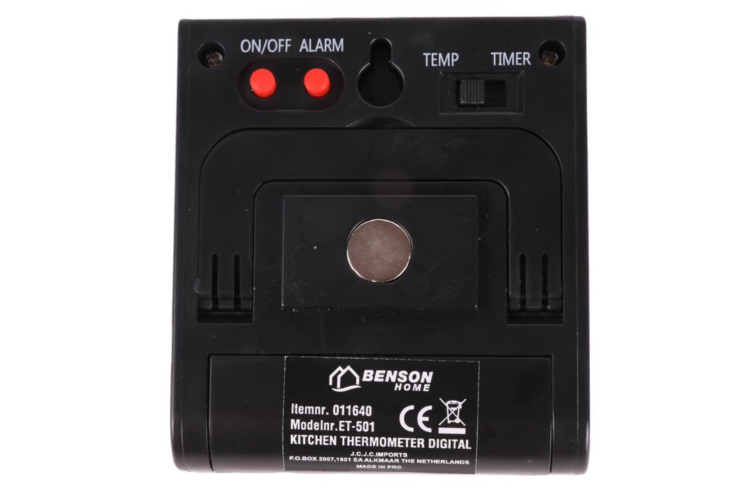 Keukenthermometer digitaal met timer