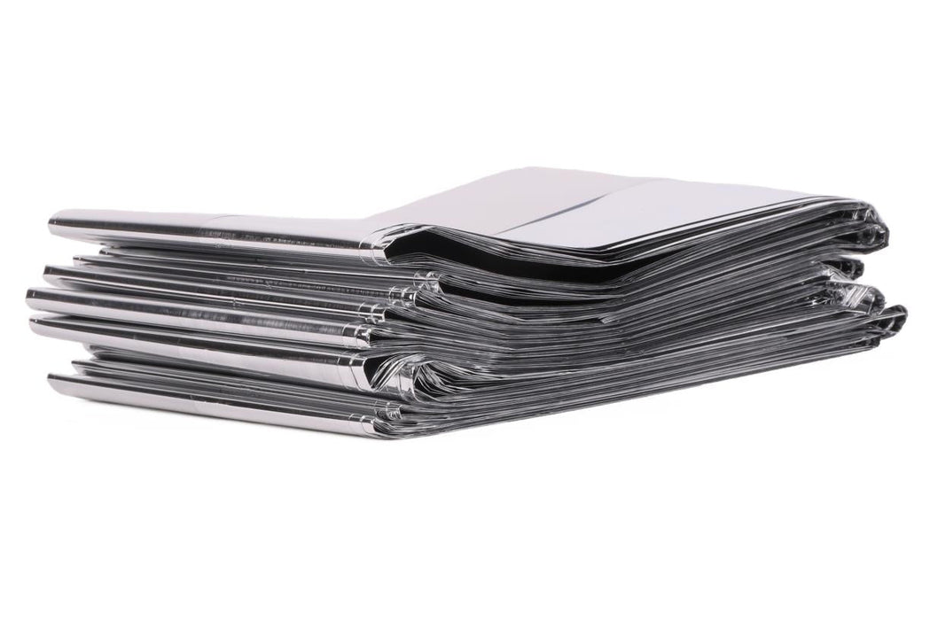 Nooddeken zilver/ zilver 130 x 210 cm - Noodpakket