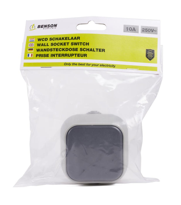 Schakelaar 1-voudig Waterdicht IP54 – 10A | 250V AC