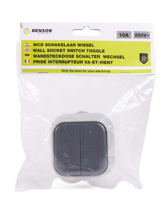 Wisselschakelaar Waterdicht IP54 – 250V AC | 10A