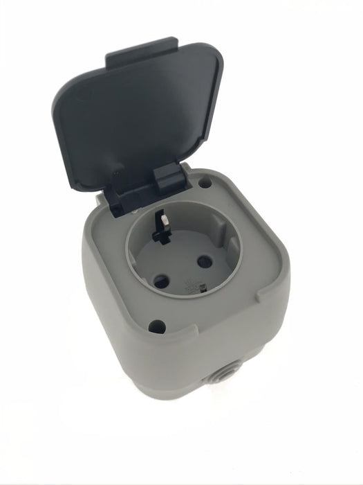 Stopcontact 1-voudig Waterdicht IP54 – 250V AC | 16A