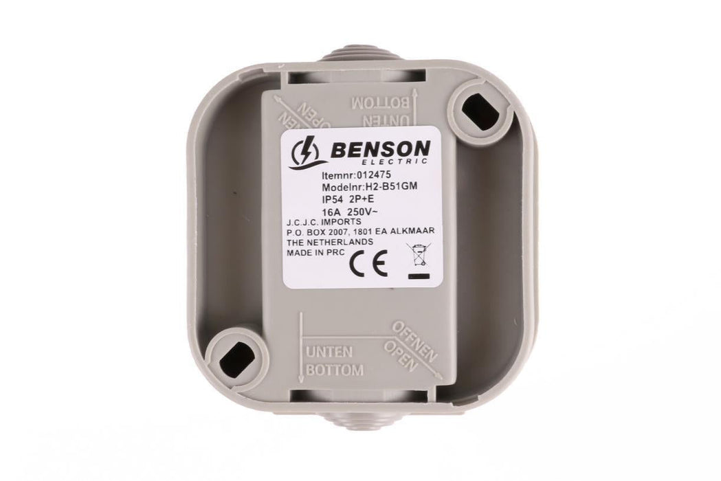 Stopcontact 1-voudig Waterdicht IP54 – 250V AC | 16A