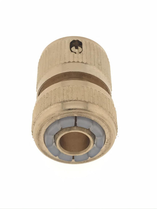 Slangkoppeling Messing 1/2" – Sterke & Lekvrije Tuinslangaansluiting
