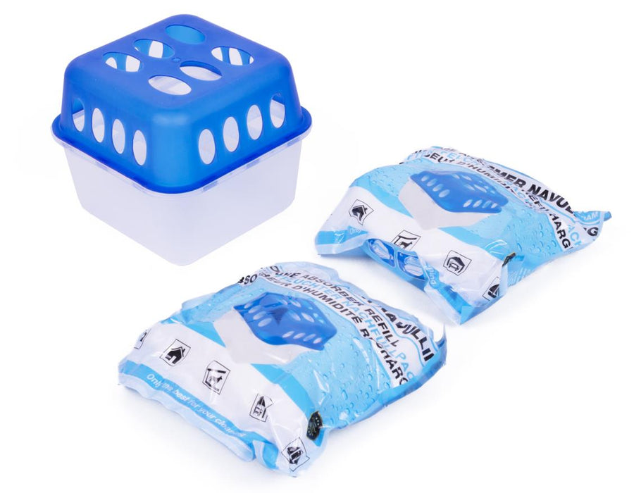 Vochtopnemer 2 x 400 g – Tegen Vocht, Schimmel & Geurtjes | Gebruiksklaar & Langdurig Effectief