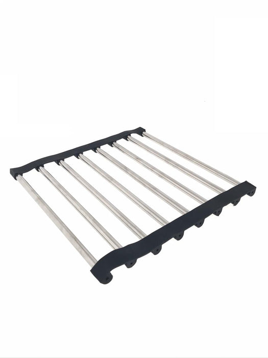 Pannenonderzetter/ afdruiprek RVS