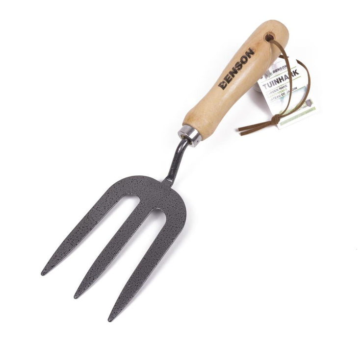 Tuinhark met Houten Handvat – Metaal 7,5 cm Breed | Voor Losmaken van Grond