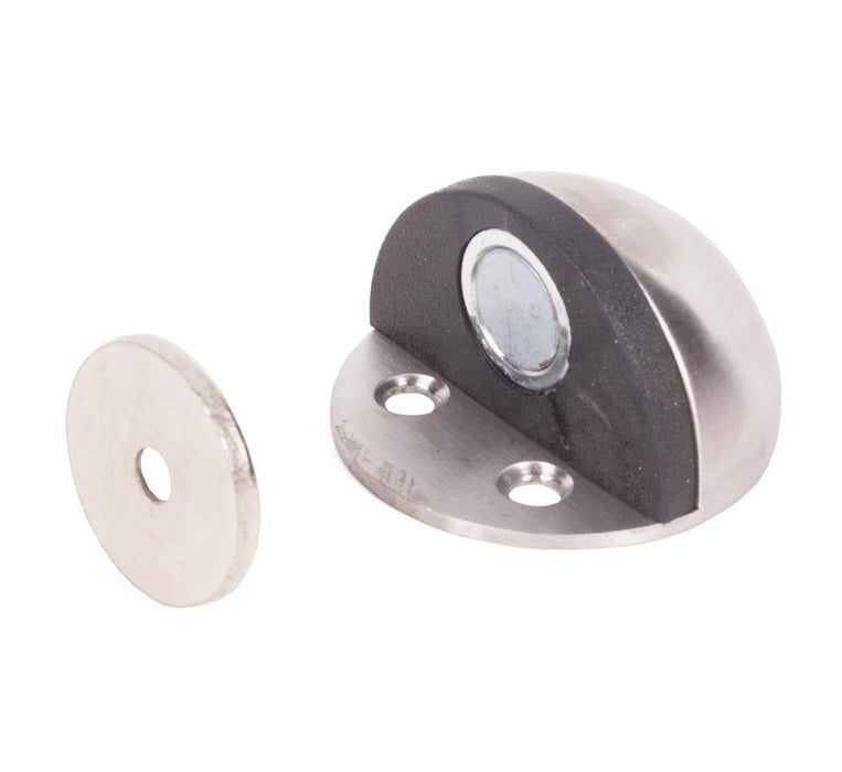 Magnetische Deurstopper – Geborsteld RVS | Inclusief Schroeven & Tape