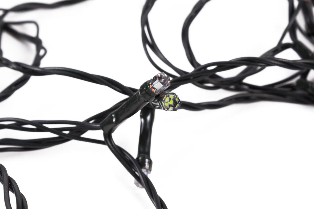 LED diamant lichtsnoer kleur 200 LED 24 mtr IP44