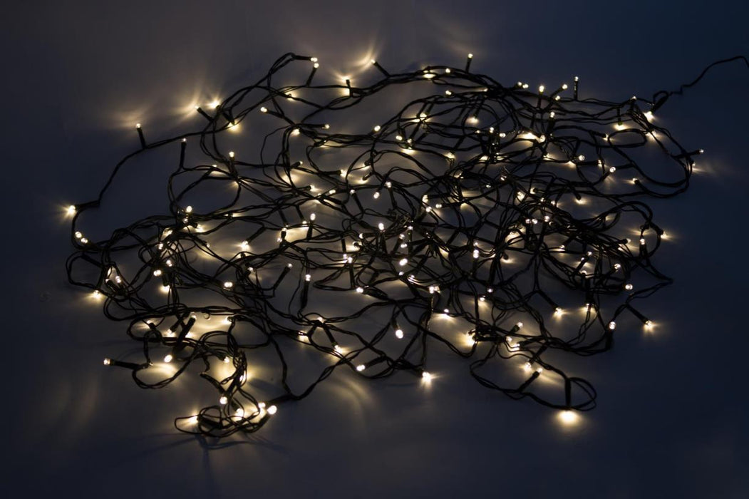 LED diamant lichtsnoer wit 200 LED 25 mtr IP44