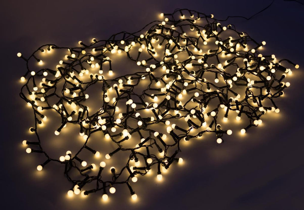 LED deco lichtsnoer bol wit 400 LED 14.5 mtr IP44