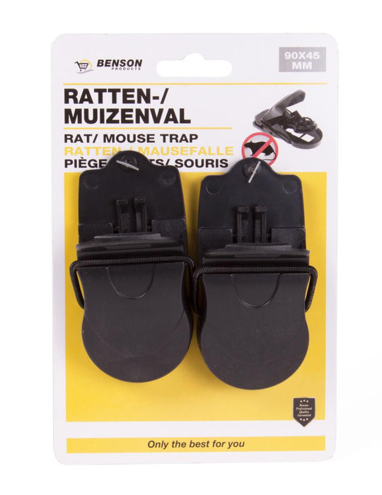 Rattenval/ muizenval 90 x 45 mm 2 dlg
