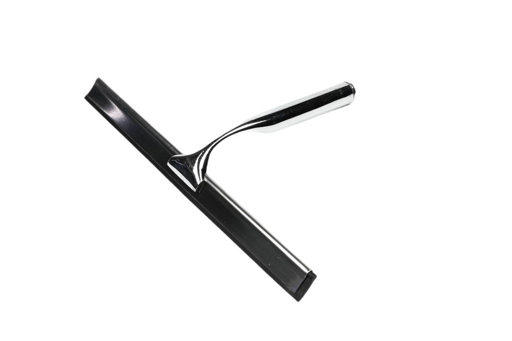 RVS Wisser 25 cm met Wandhouder – Roestvrij Staal | Voor Douche, Tegels & Spiegels