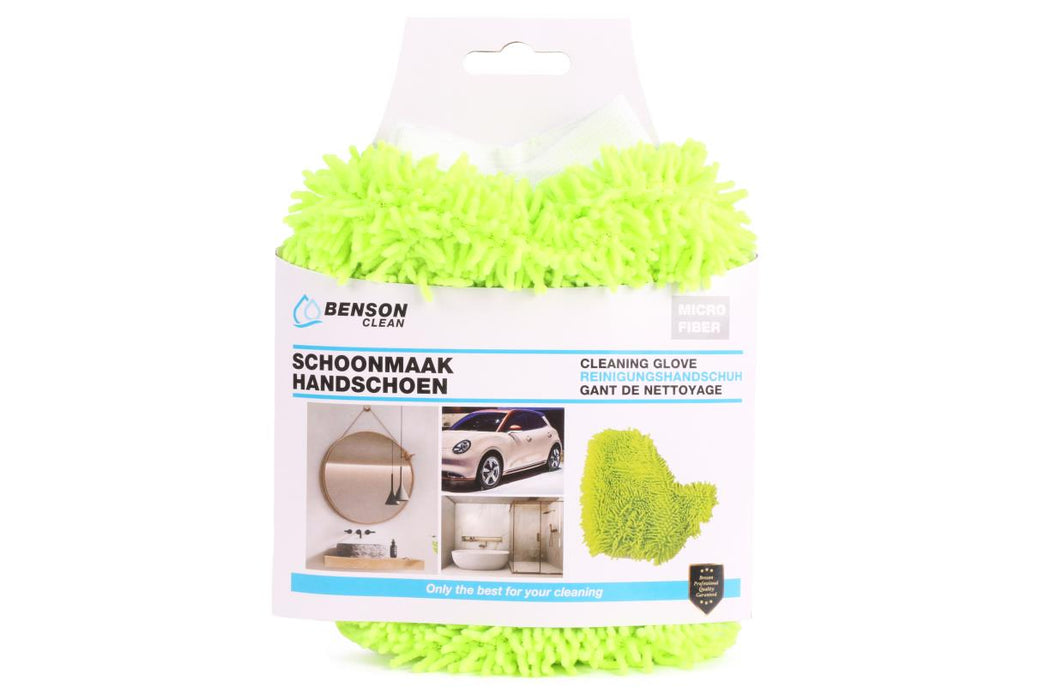 Schoonmaakhandschoen microvezel rasta – zachte autowashandschoen met hoog absorptievermogen