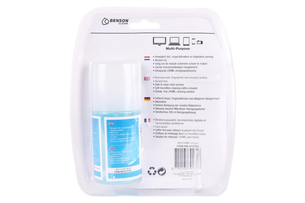 Schermreinigingsset 3 dlg