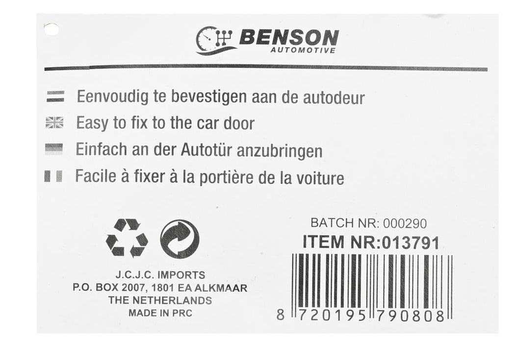 Blik + flessenhouder auto