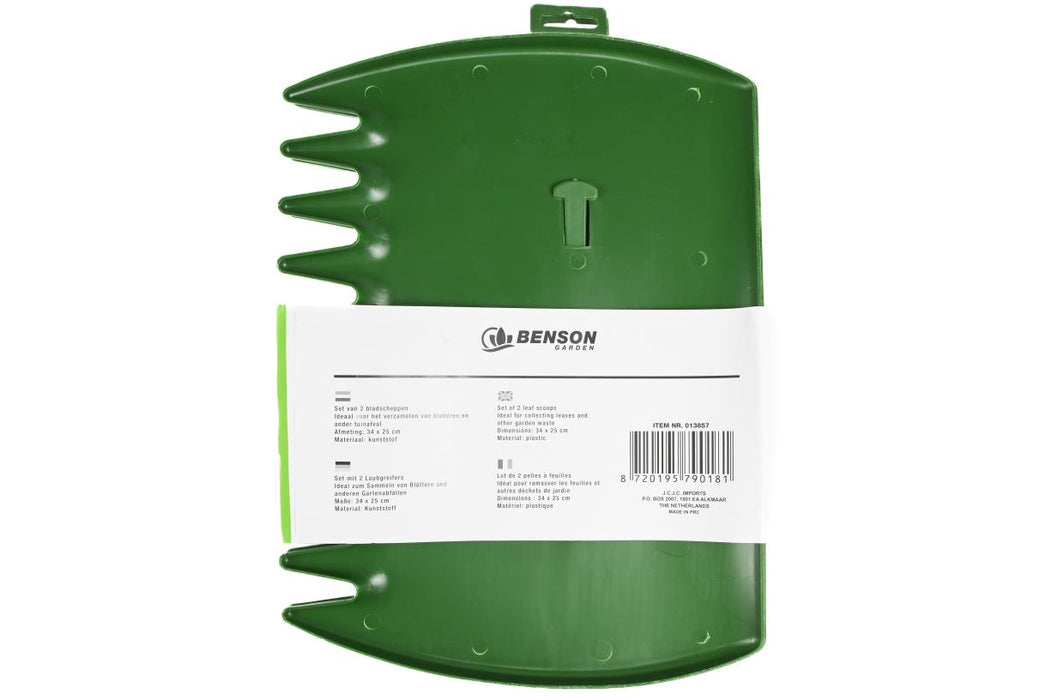 Bladscheppen Set 2-Delig – Kunststof 34 x 26 cm | Voor Bladeren & Tuinafval