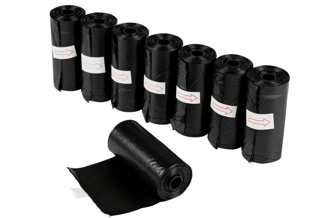 Hondenpoepzakjes 8 x 15 dlg zwart