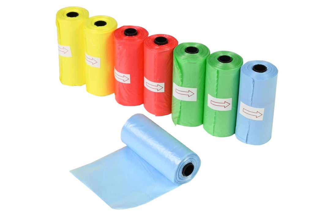 Hondenpoepzakjes 8 x 15 dlg kleur