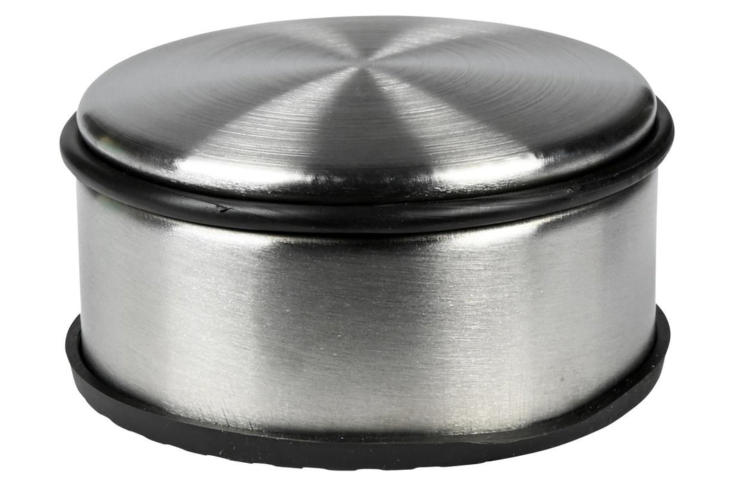 Deurstopper Ø11 cm RVS – Met Rubberen Ringen | 1,1 kg