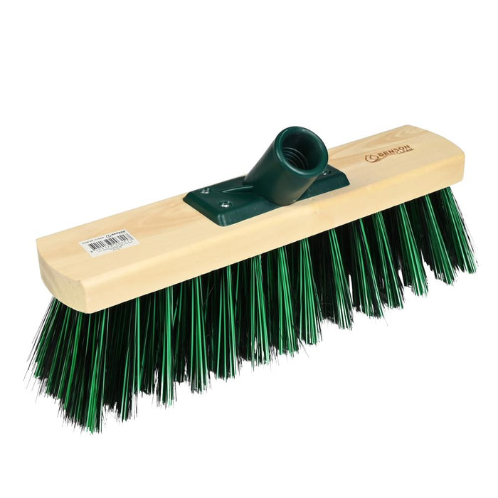 Houten Bezem 30 cm met Stokhouder – Zonder Steel | Voor Binnen & Buiten