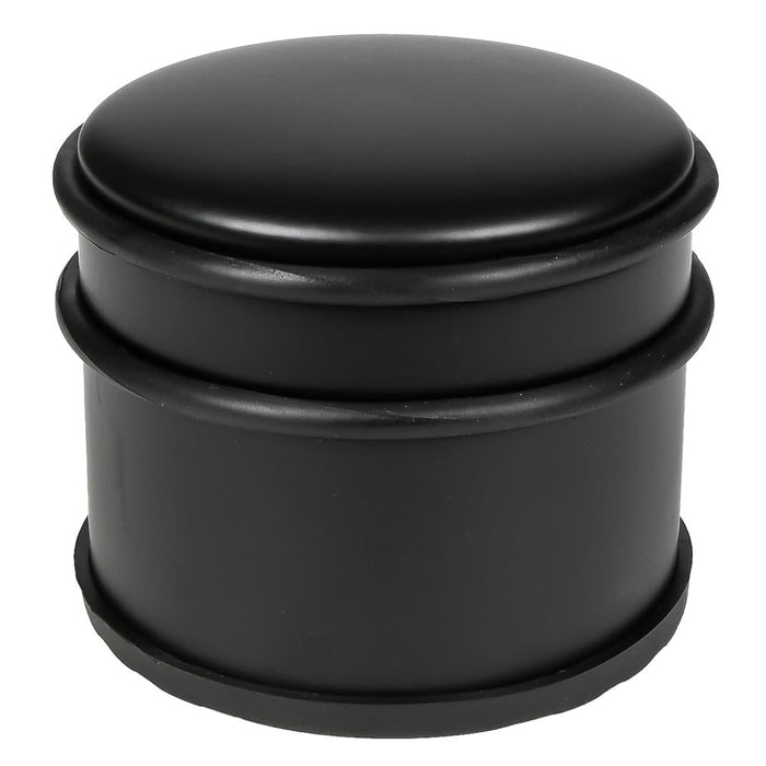 Deurstopper Ø11 cm Zwart – Met Rubberen Ringen | 1,1 kg