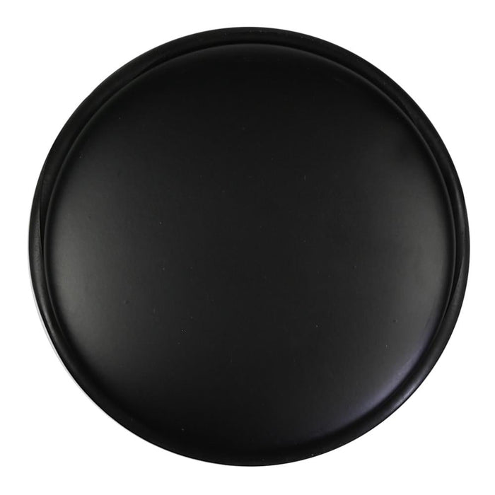 Deurstopper RVS met Rubberen Ringen – 1,1 kg | Ø9 × 7,5 cm - Zwart