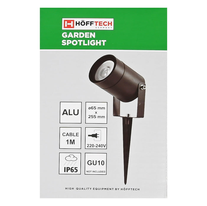 Grondspot Tuin met RA Stekker – IP65 | Aluminium | GU10 Fitting