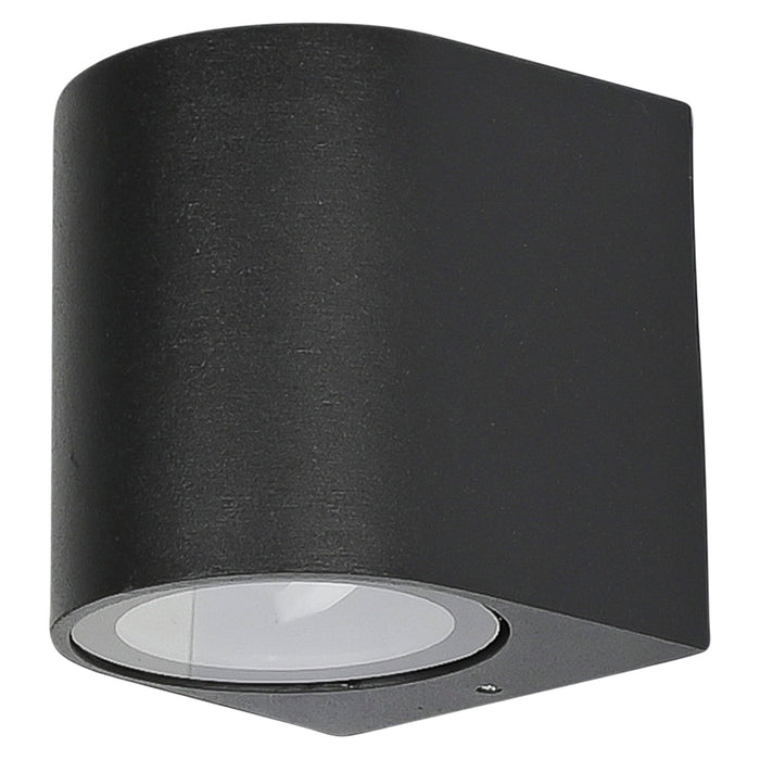 Ronde Wandlamp Buiten – Zwart | IP65 | Aluminium | GU10 Fitting