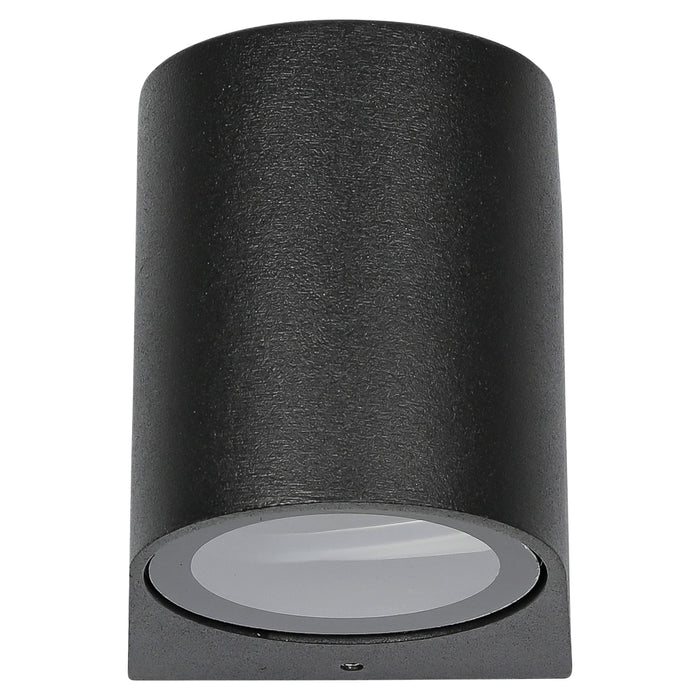 Ronde Wandlamp Buiten – Zwart | IP65 | Aluminium | GU10 Fitting
